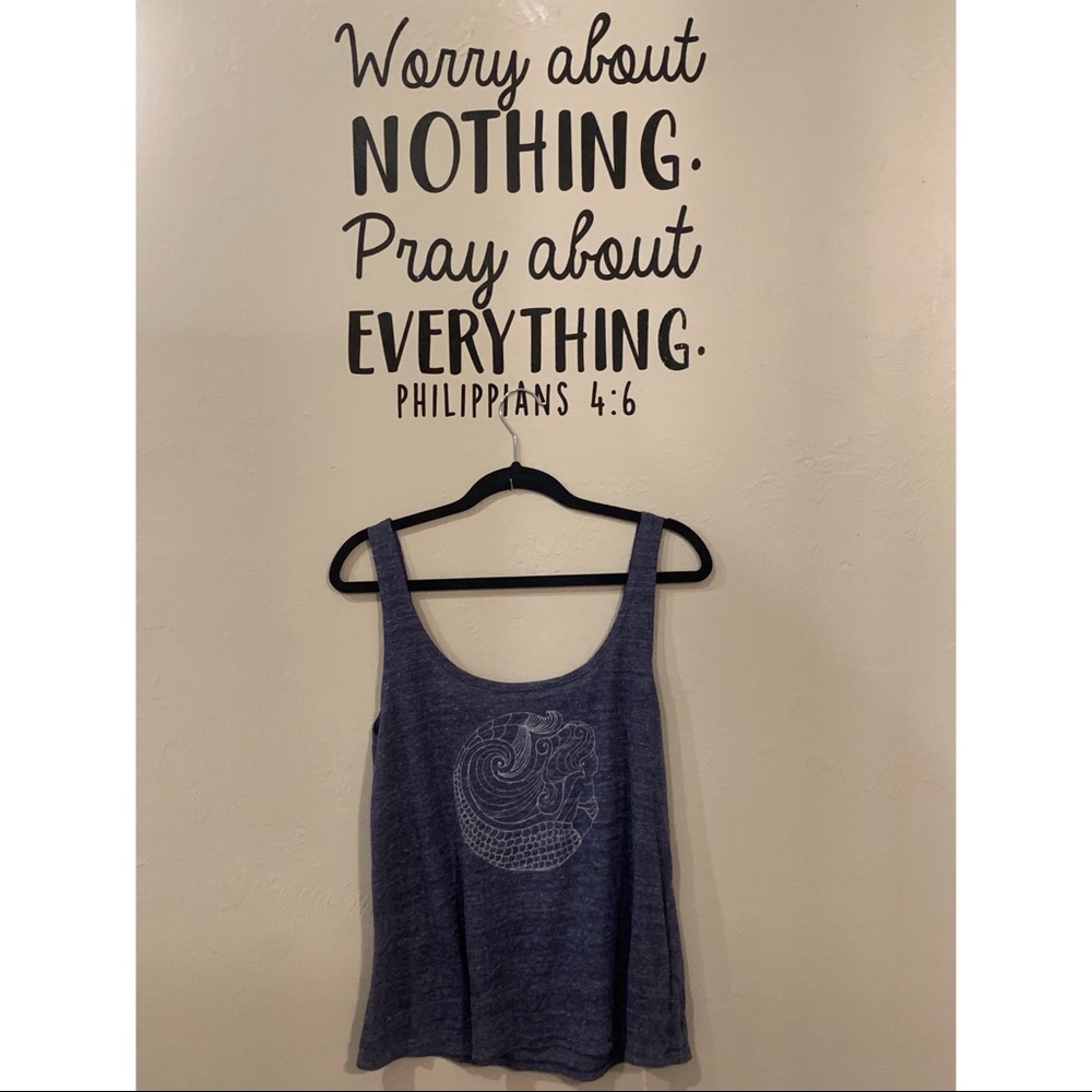 Shirt - Blue Tank Top